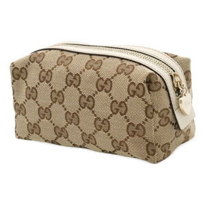 Gucci Ivory Cosmetic GG Khaki Beige Makeup Green White Multi